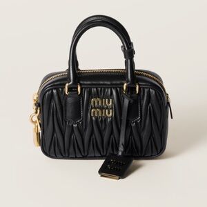Arcadie Matelassé nappa leather bag